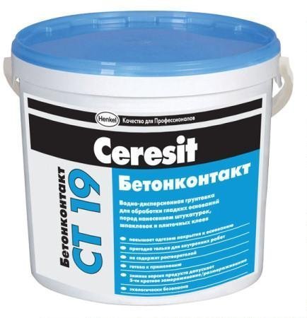Грунтовка бетоноконтакт СТ 19 5 кг CERESIT 23681 — 