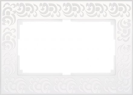 Рамка для двойной розетки (белый) W0082301 Werkel