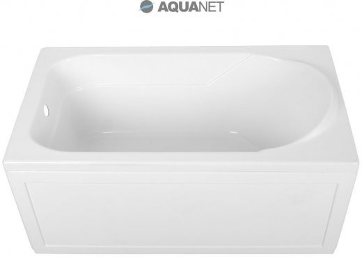 Ванна акриловая AQUANET WEST 120х 70 каркас сварной без экрана (205558) — 