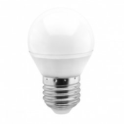 Лампа св/д G45 шар Е27 5W(350lm) 3000 К матовая тепл. свет Smartbay 553556