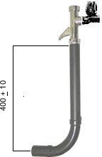 Кран смывной КРС-20 с ПВХ труб. с вентилем (Тула)