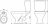 Унитаз компакт Универсал Эконом шток боковая подводка, с сиденьем ПВХ, Лобненский стройфарфор